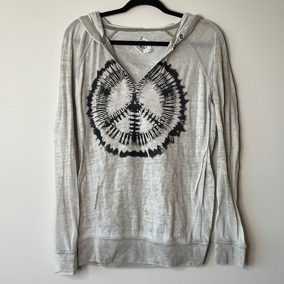 Volcom fleece lightweight long sleeve with Hood - Picture 1 of 7